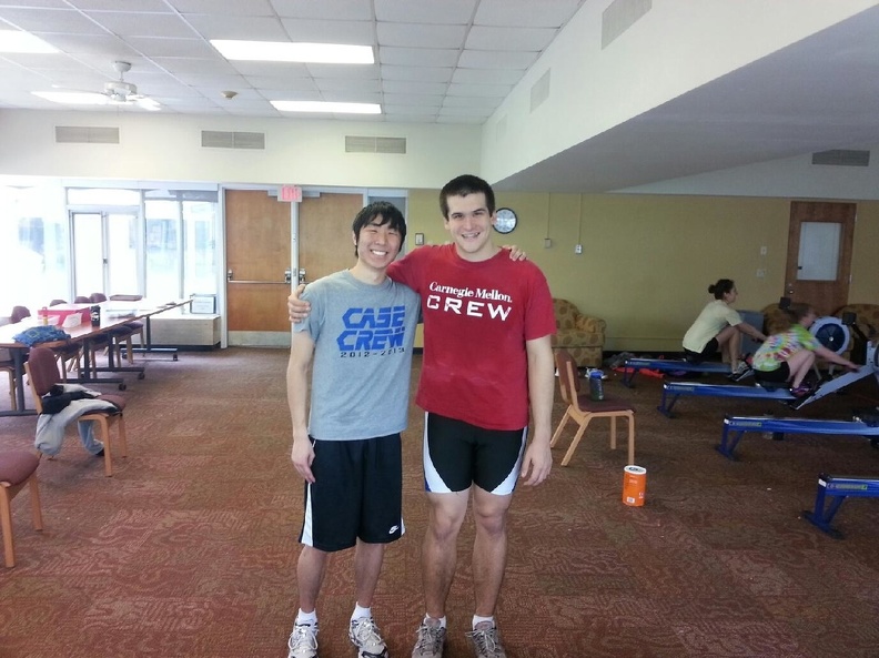 Chris Ryu and Doug Brubaker after pulling a marathon.jpg